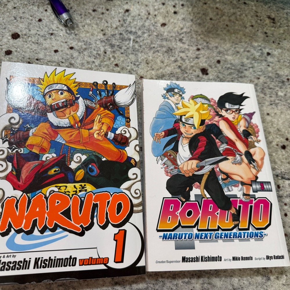 Naruto and Boruto Manga Set